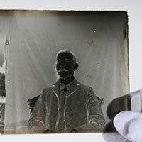 Glass plate negative