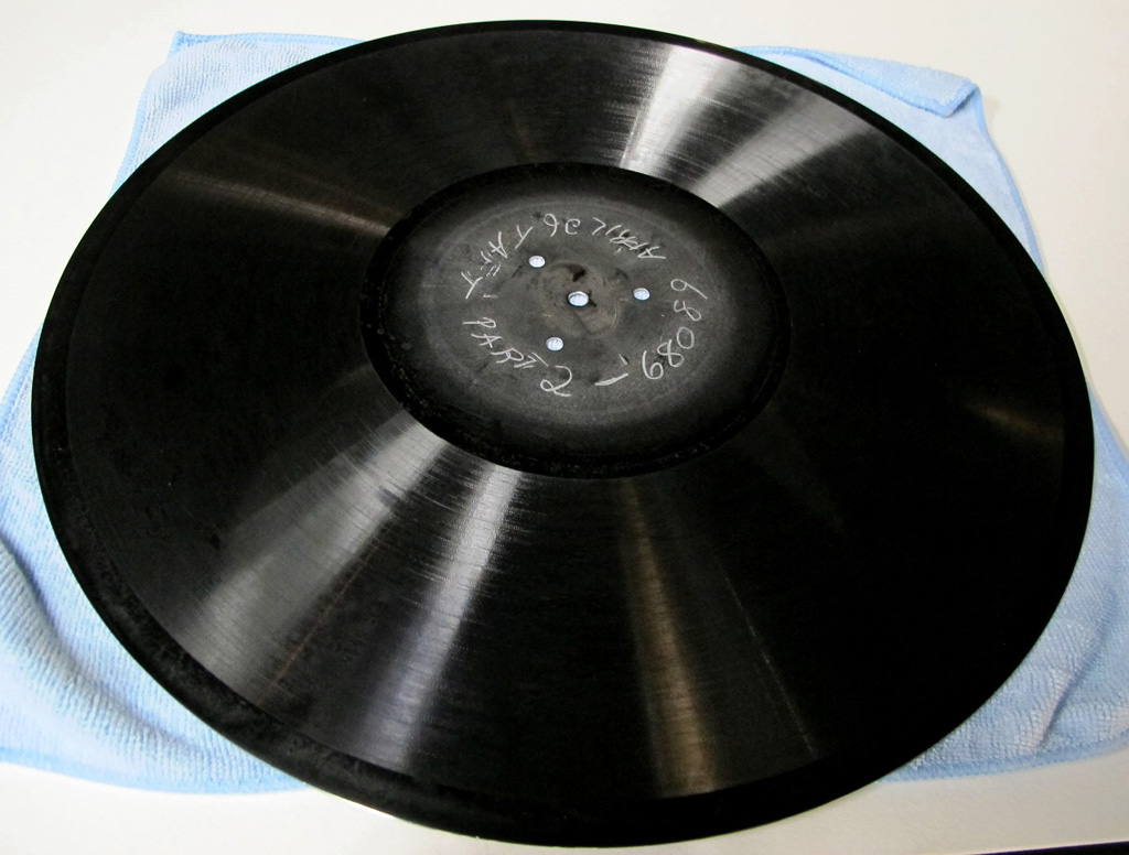 Exhuding disc - after cleaning