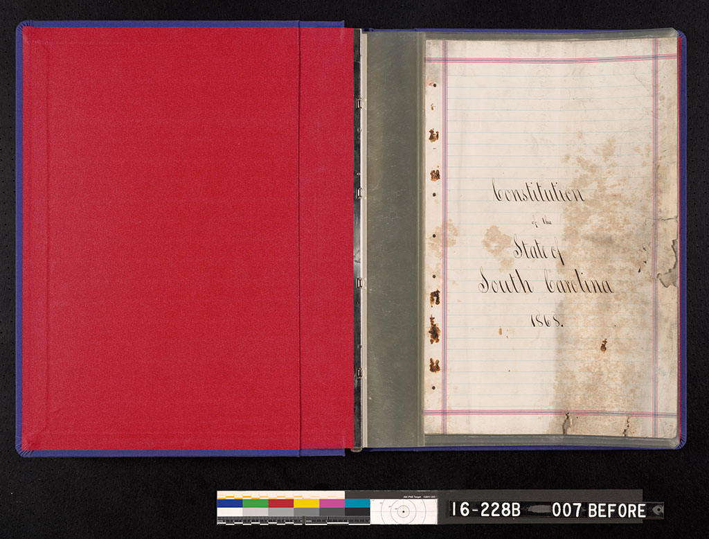 Before post binding on the 1868 Constitution