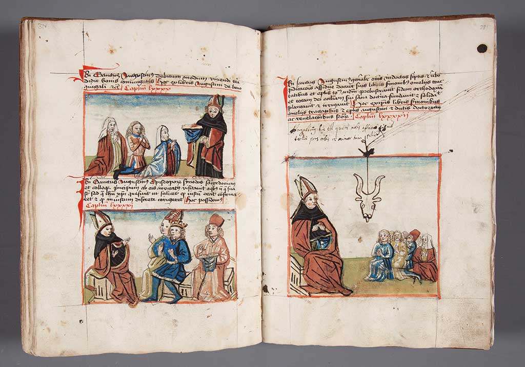 15th Century Manuscript - Life of St. Augustine