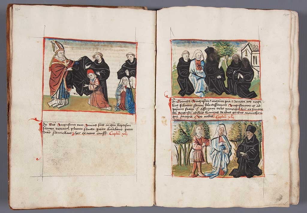 Some of the priests’ faces were obscured by black ink throughout the volume, although it is not known why