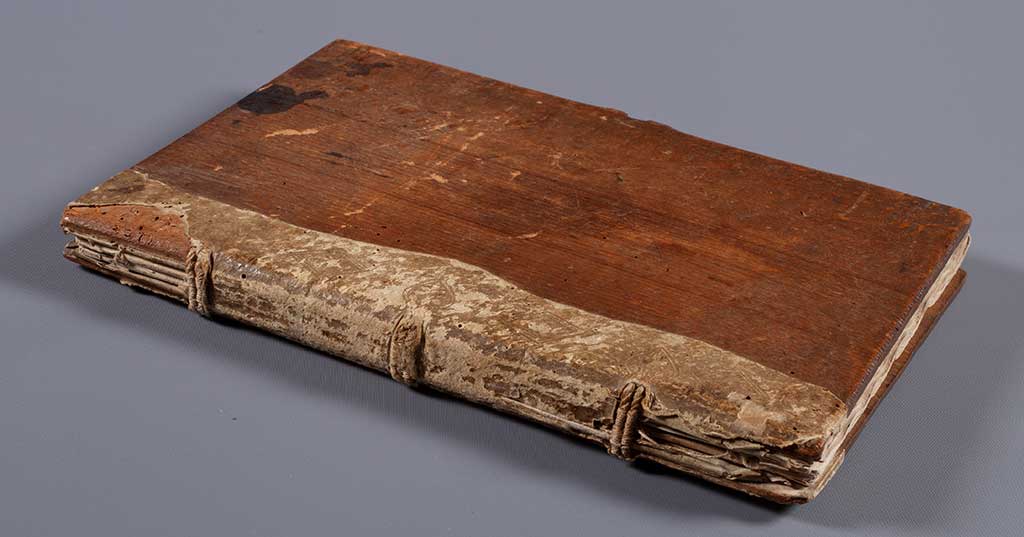 The 15th century binding was largely intact and had never previously been conserved or restored