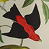 Detail of a double elephant folio Audubon hand-colored engraving.