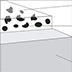 Cross-section of polyester base black-and-white photographic film.