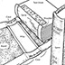 Parts of a case bound book.