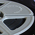 Detail of a reel of microfilm.