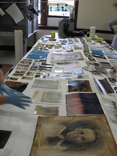 drying photographs